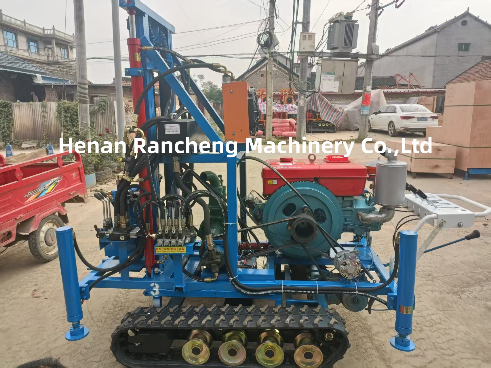 Compact Oil Rig Compact RCS260C Drilling Rig Shipped to Support European Water Access ...