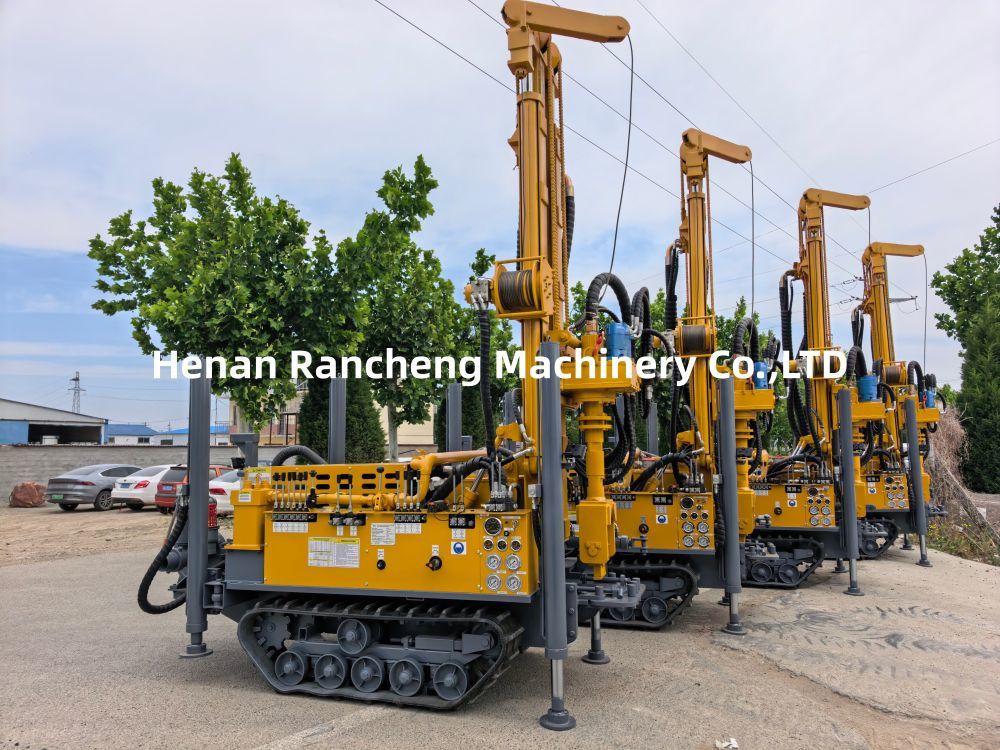 Four RCF180S Hydraulic Water Well Drilling Rigs Ready for European Shipment