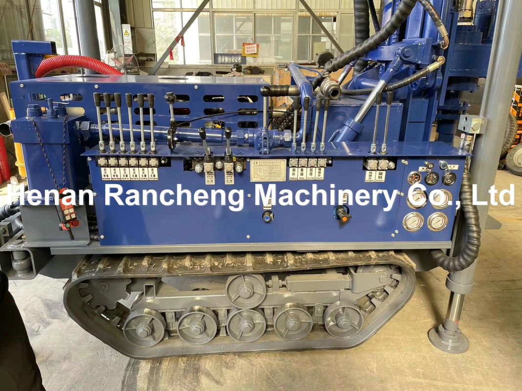 Powerful 180m Mini Crawler Water Well Drilling Rig with 77.3KW YuChai Engine for Borehole Drilling