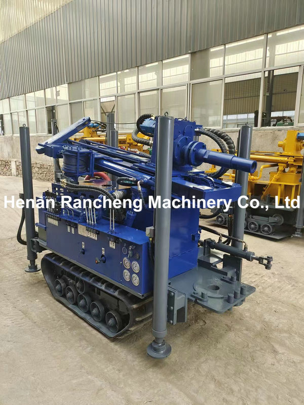 Powerful 180m Mini Crawler Water Well Drilling Rig with 77.3KW YuChai Engine for Borehole Drilling