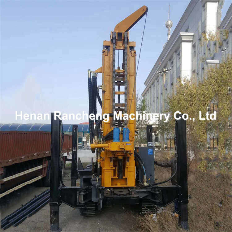 260m Deep Crawler Mounted Hydraulic Water Well Drill Rig RCF260C Water Well Drilling Rig Machine