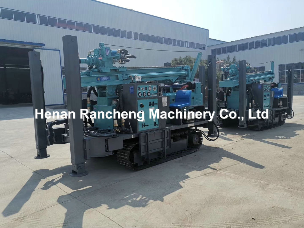 300m Bore Depth Water Well Crawler Type Drilling Rig Machine 85KW Yuchai Engine
