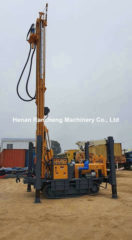 RCF350C Hydraulic Crawler Water Well Drilling Rig With A Maximum Drilling Depth Of 350 Meters