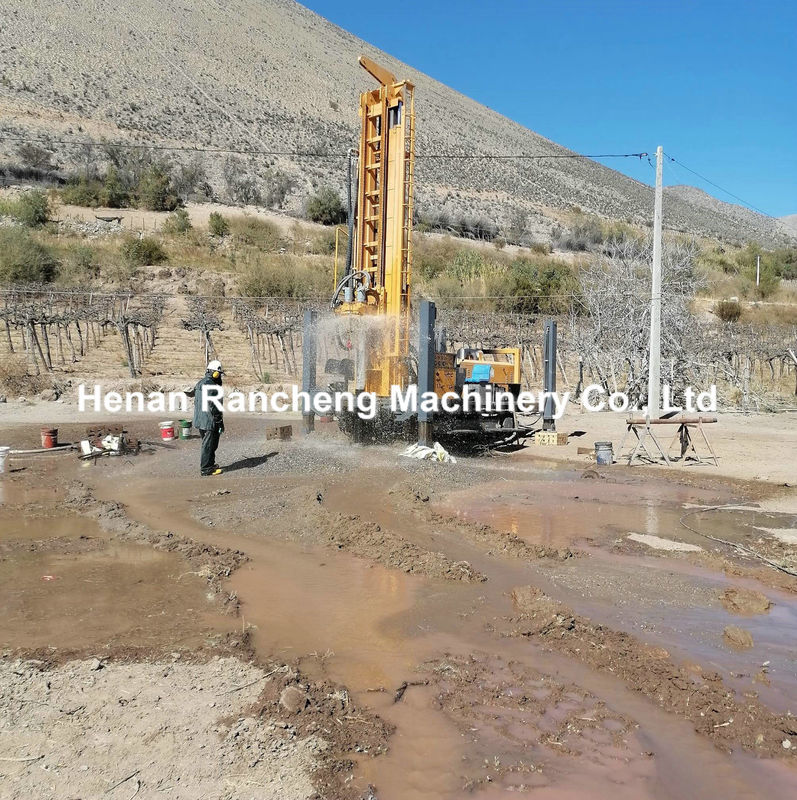 Crawler Mounted Water Well Drill Rig 91KW Engine 55r/min - 115r/min Rotary Speed