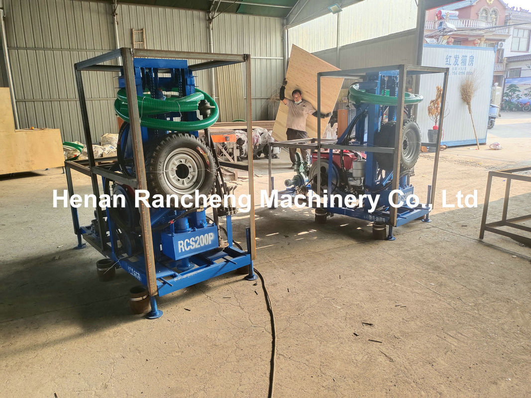 Hydraulic Operation System Water Drilling Machine 150m Depth For Farm Irrigation Well Drilling