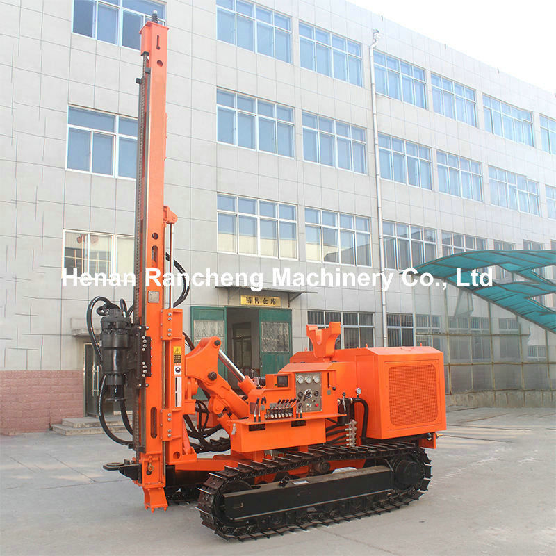 84kw Solar Powered Pile Driver Equipment 20 - 100m Bore Depth 90 - 300mm Bore Dia