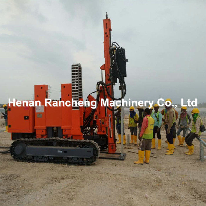 114HP Drilling Rig Machine / Photovoltaic Pile Driver / Machine / Equipment For Solar Pile Installation