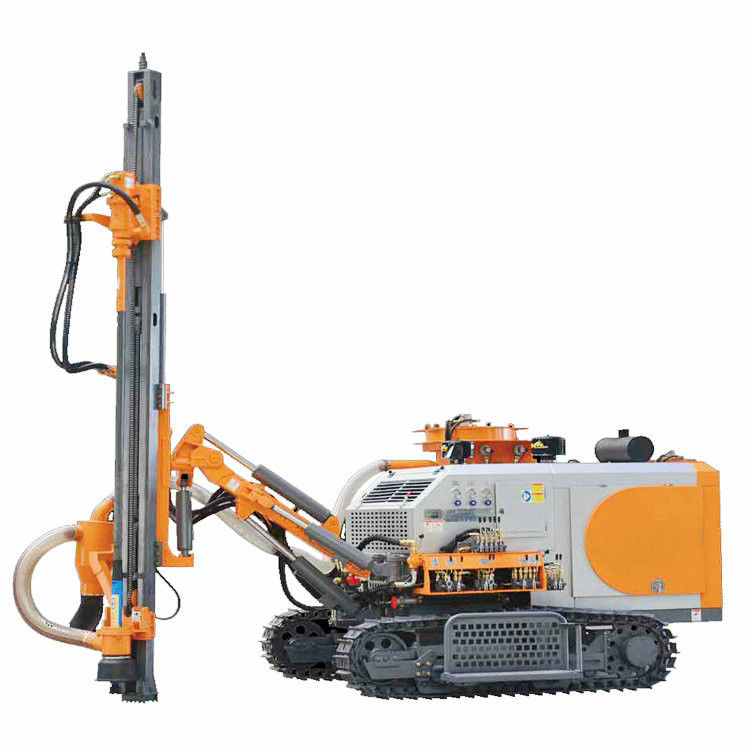 22m Depth DTH Down The Hole Drilling Rig 193HP Diesel Engine 80mm - 118mm Hole Range