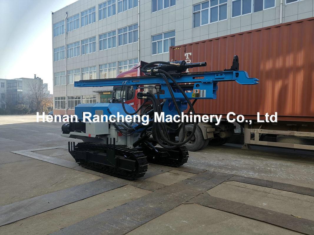 56kw Down The Hole DTH Drilling Rig Machine 62m Bore Depth 115 - 150mm Bore Diameter