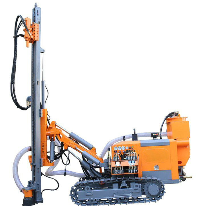 Hydraulic Crawler DTH Down The Hole Drilling Rig 68HP Diesel Engine 20m Drill Depth