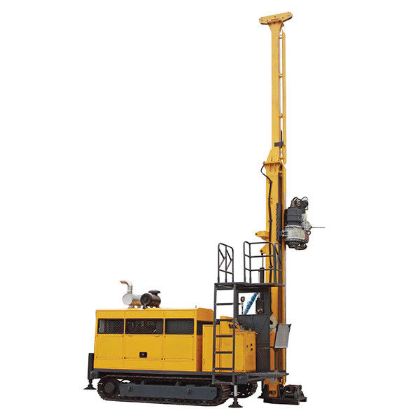 Crawler Mounted Hydraulic Core Drilling Machine 300m - 1000m Depth 180HP Diesel Engine