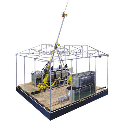 Manual Lifting Core Drilling Machine 32HP X3 Diesel Engine 100m / 300m / 600m Depth