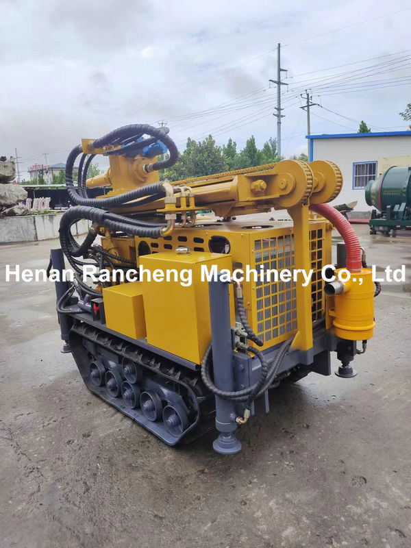 Mini Portable Crawler Water Well Drilling Rig Machine with Mud Pump and Air Compressor