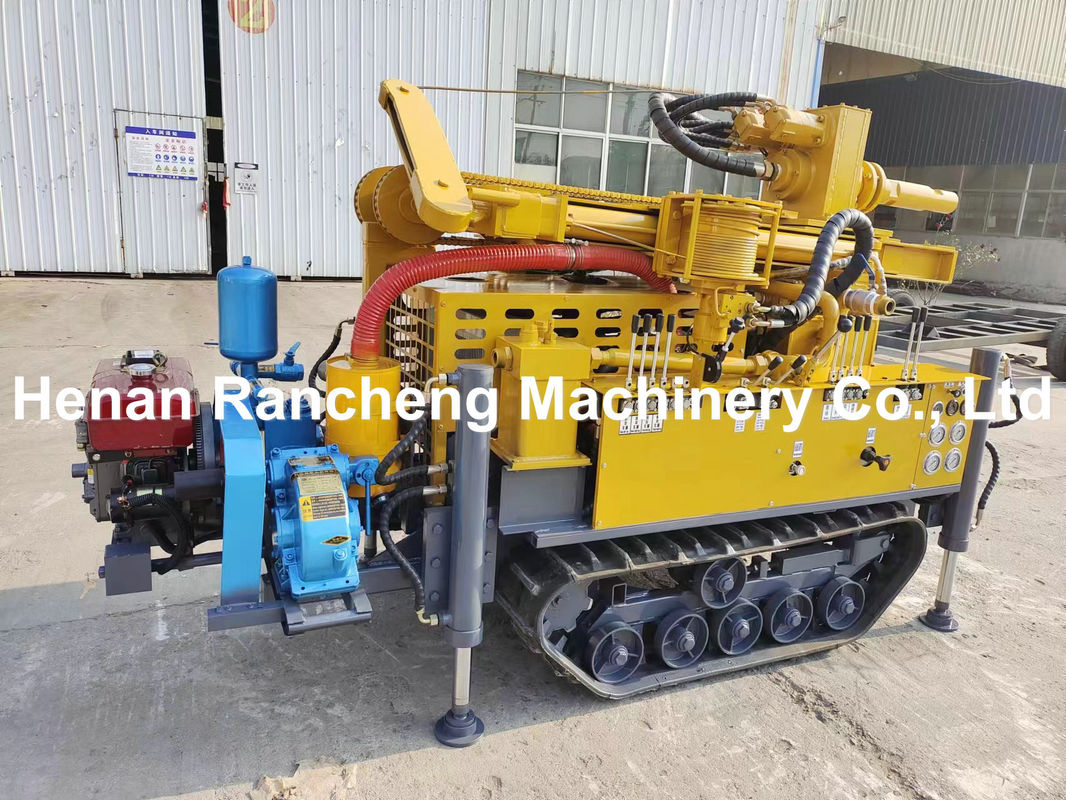 RCF150S 150m Depth Compact Rubber Track Water Well Drilling Rig Machine With 42KW Yuchai Engine