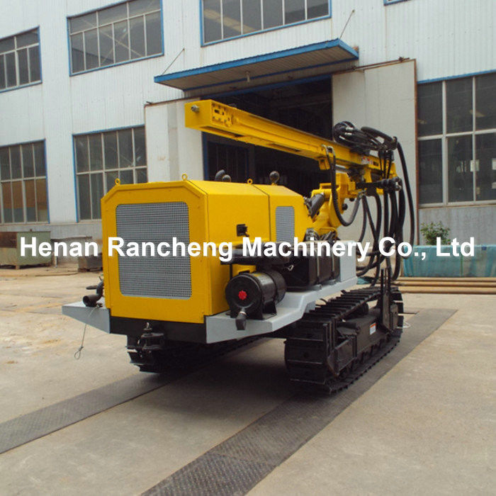 Gold Mine Exploration DTH Drilling Rig With Rotary Head For Rock Blasting
