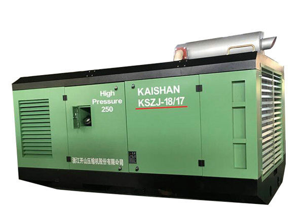 18m³/Min Delivery 1.7Mpa Pressure Drill Type Air Compressor 80L Oil Capacity