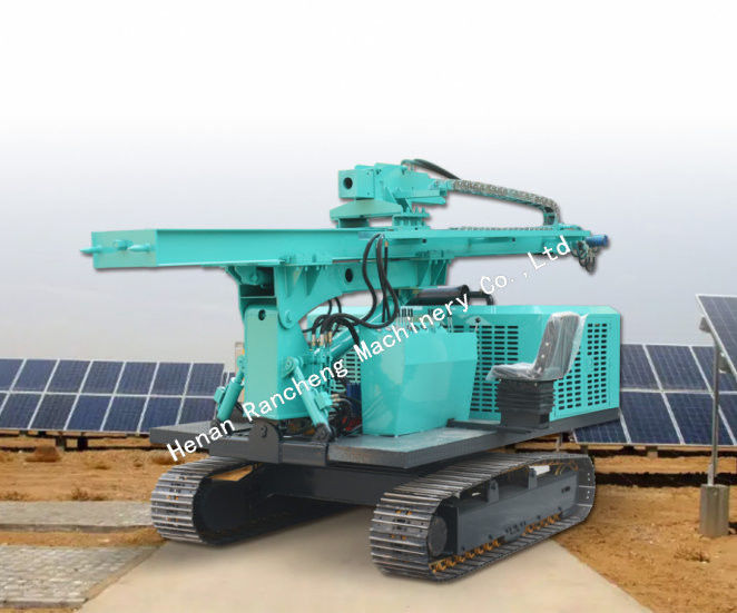 Groundwork Photovoltaic Hydraulic Crawler Solar Pile Driver RC240Y Hydraulic Ramming Solar Pile Machine
