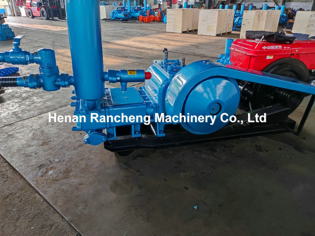BW450 Horizontal Three Cylinder Reciprocating Single Acting Piston Pump For Water And Mining Drilling