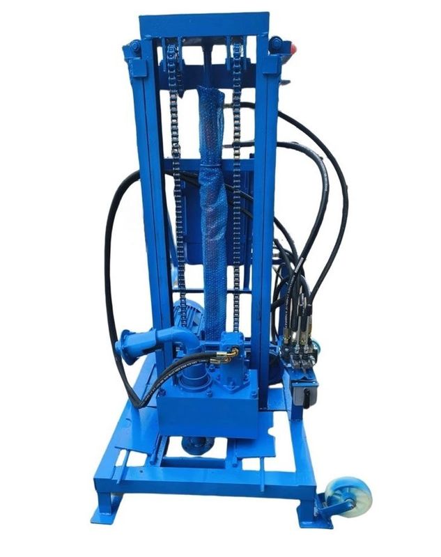 Small Portable Water Well Drilling Machine 11KW 1500mm Drill Rod Dia 150m Bore Deep