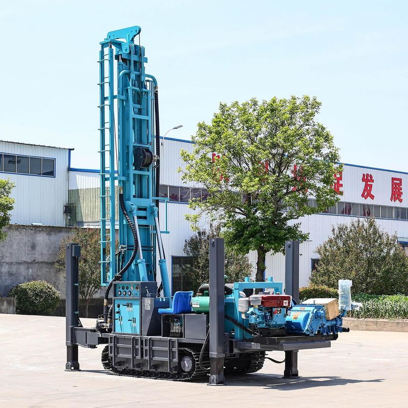 Rock Killer Drilling Rig 350m Deep Bore Well Drilling Machine  With Diameter 100-350mm