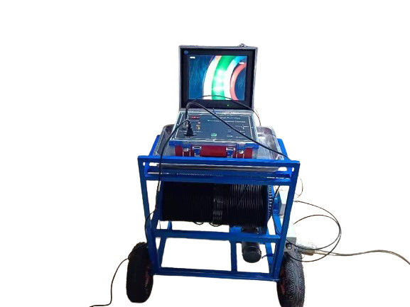 Electric Winch Borewell Inspection Camera Borehole Video Camera With 8G SD Card Video System