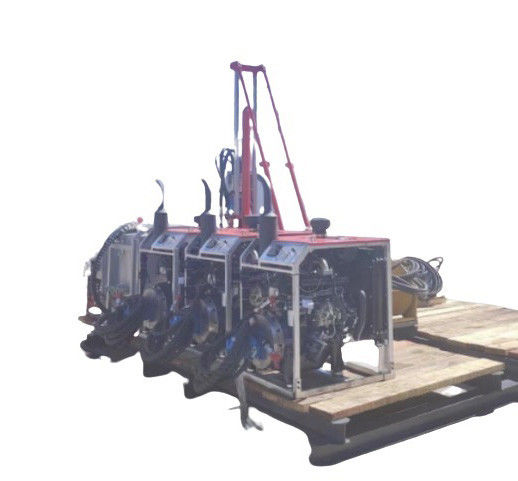 42KW Core Drilling Rig Small Diamond Core Drill Rig With 0-1200rpm Top Drive Rotation Head And 700KGS Lifting Force