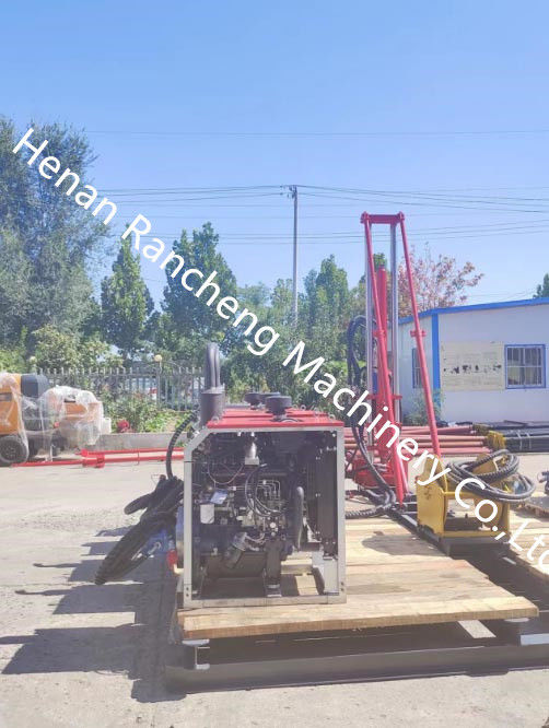 100-240RPM Winch Rated Rotary Speed Small Core Drilling Rig Portable Core Drilling Equipment For Intensity Drilling