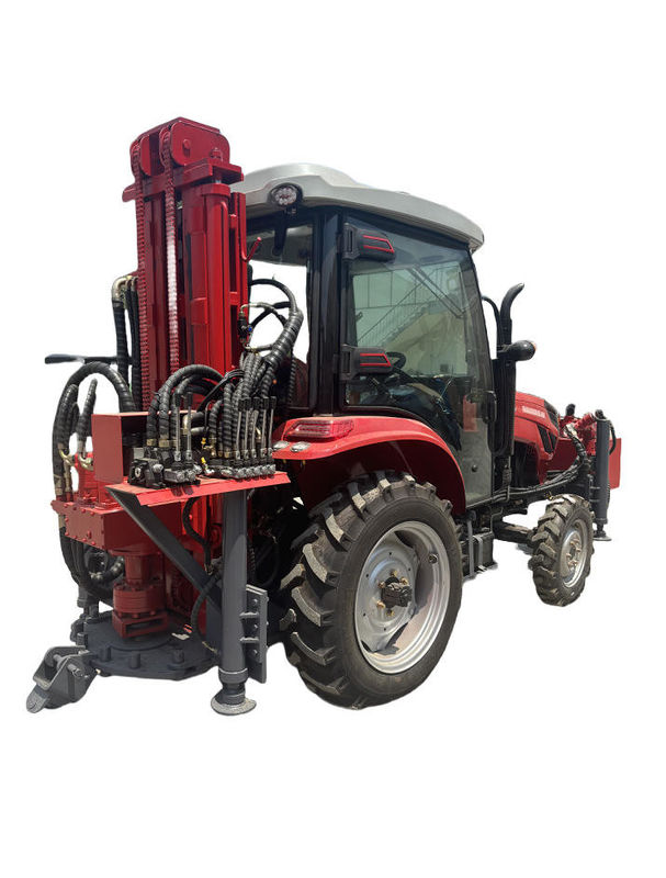 260m Bore Depth Borehole Drilling Machine With 4 Wheels Trailer Mounted Portable Hydraulic Water Well Drilling Machine