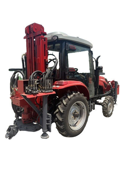 2000mm Feed Stroke Borehole Drilling Machine With 260m Depth Hydraulic Trailer Mounted Water Well Drilling Rig