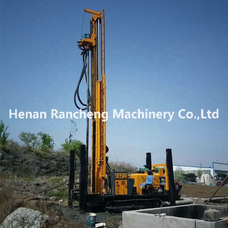 Crawler Mounted RCF350C 350m Deep Water Well Drilling Rig Hydraulic Easy-Operation Water Well Drilling Machine