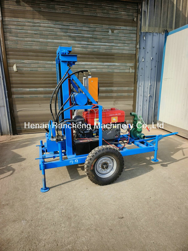 150m Drilling Depth Portable Water Well Drilling Machine With 450mm Borehole Diameter