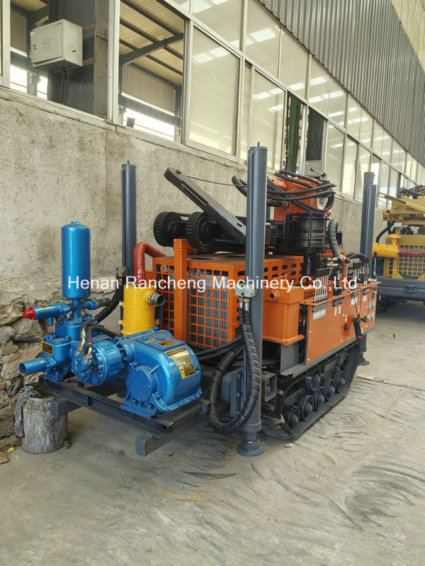 180m Mini Crawler Water Well Drilling Rig with 77.3KW YuChai Engine for Borehole