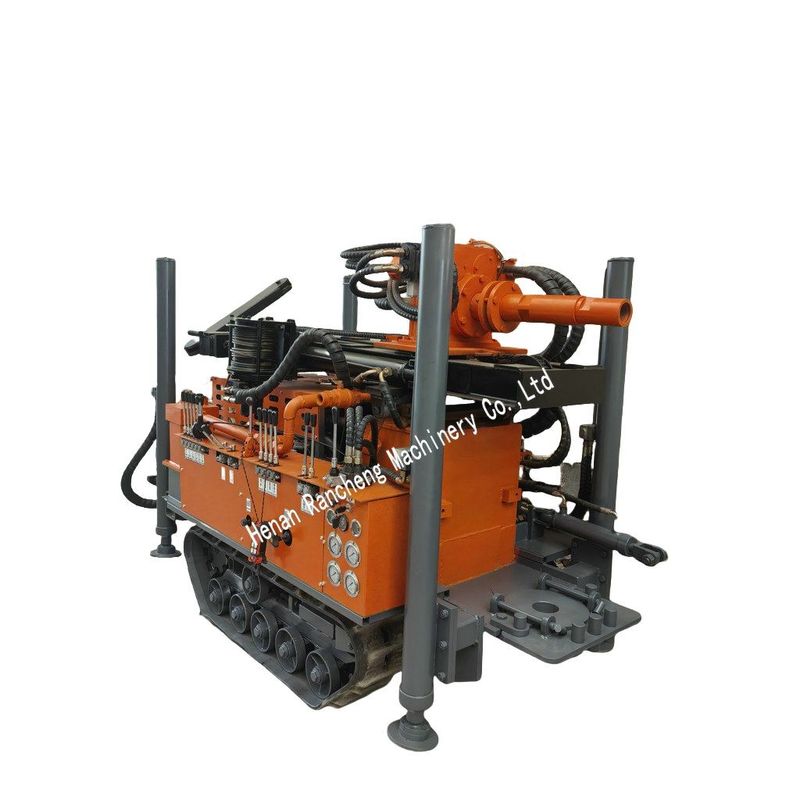 180m Mini Crawler Water Well Drilling Rig with 77.3KW YuChai Engine for Borehole