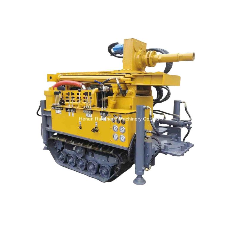 Mini Portable Crawler Water Well Drilling Rig Machine with Mud Pump and Air Compressor