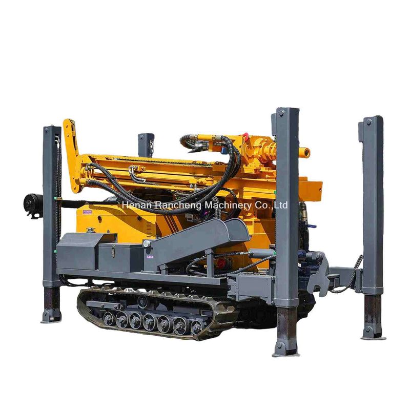Hot Selling Depth 200m Crawler Mounted Water Well Drilling Machine 58KW YuChai Diesel Engine