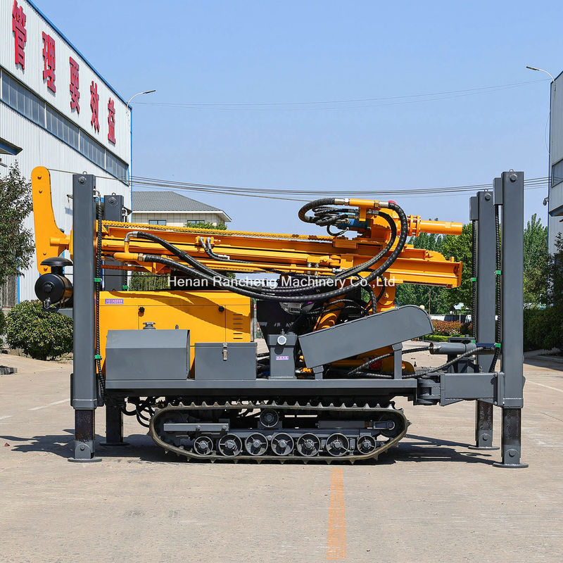 High-Performance 200m Depth Crawler Water Well Drilling Rig With 58KW YuChai Diesel Engine