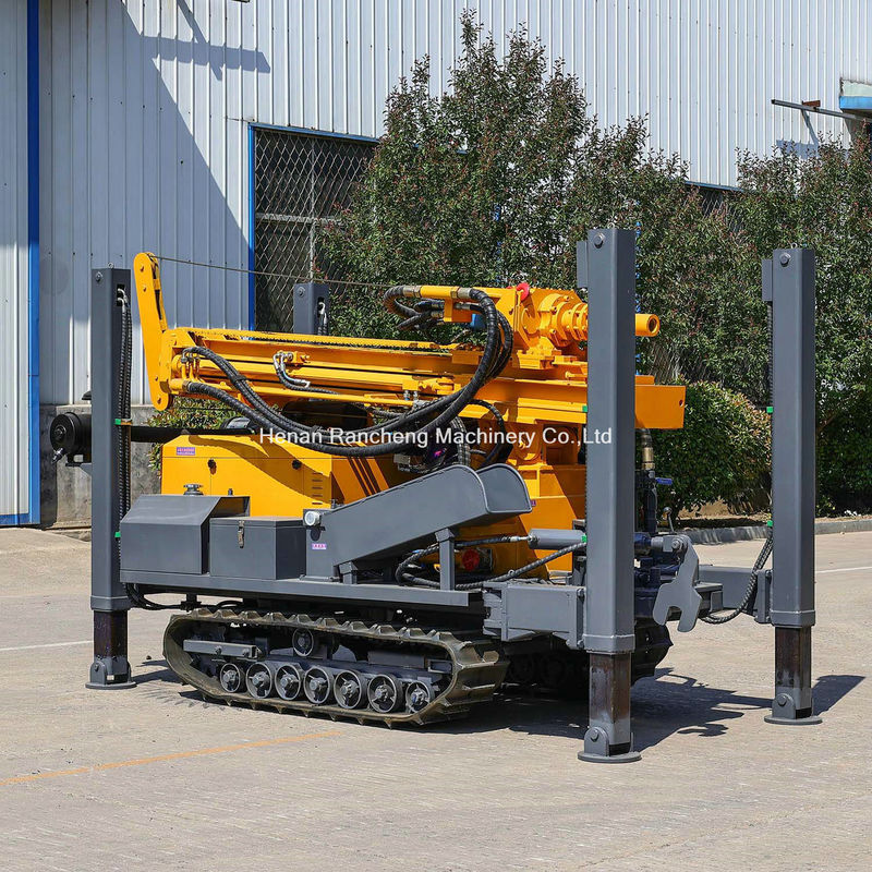 High-Performance 200m Depth Crawler Water Well Drilling Rig With 58KW YuChai Diesel Engine