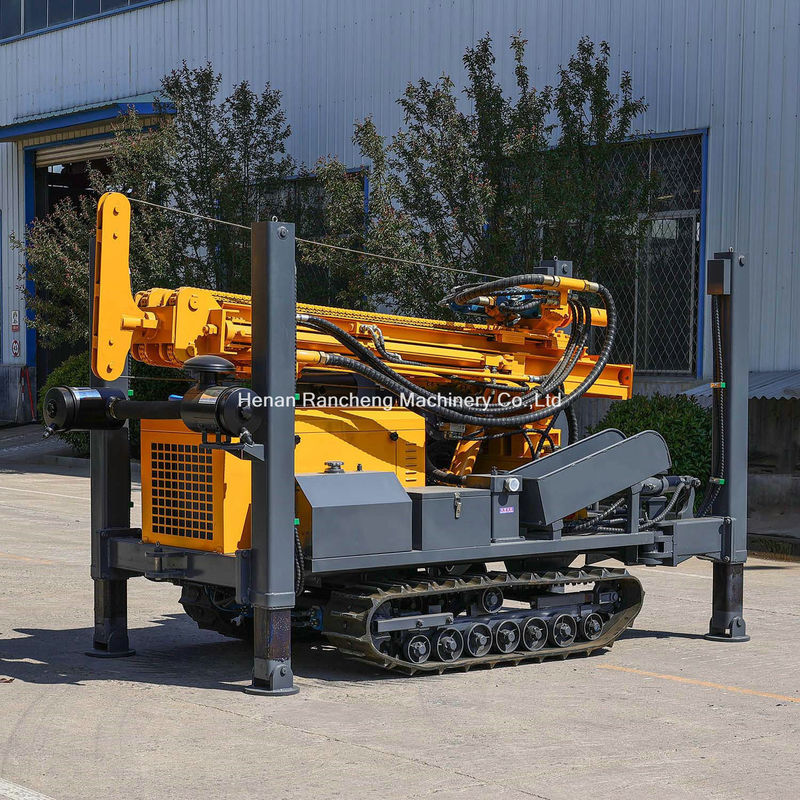 High-Performance 200m Depth Crawler Water Well Drilling Rig With 58KW YuChai Diesel Engine