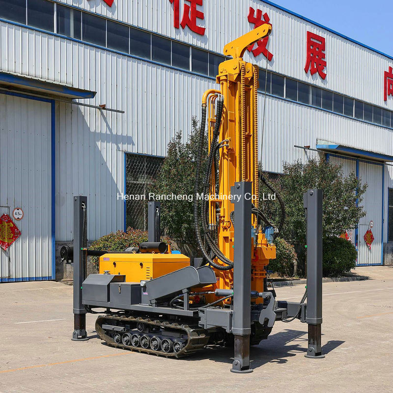 High-Performance 200m Depth Crawler Water Well Drilling Rig With 58KW YuChai Diesel Engine