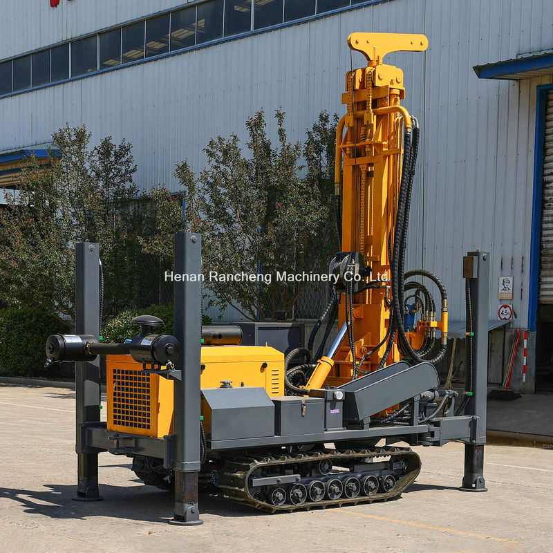 High-Performance 200m Depth Crawler Water Well Drilling Rig With 58KW YuChai Diesel Engine