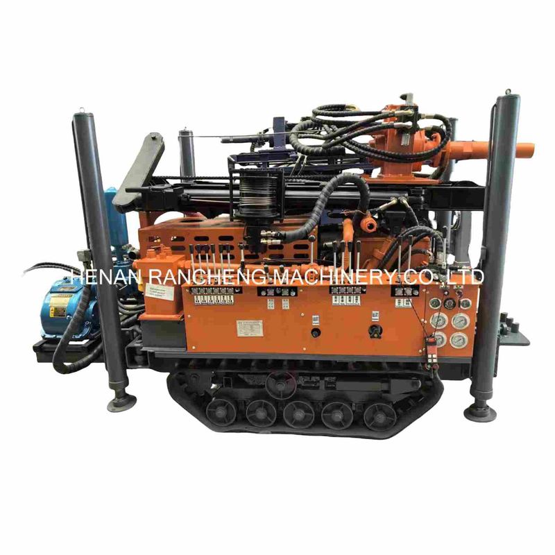 Powerful 180m Mini Crawler Water Well Drilling Rig with 77.3KW YuChai Engine for Borehole Drilling