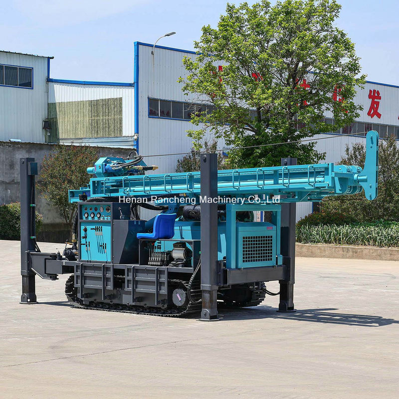 Efficiency And Reliability Depth 350m Crawler Mounted Water Well Drilling Machine With 91KW Yuchai Engine
