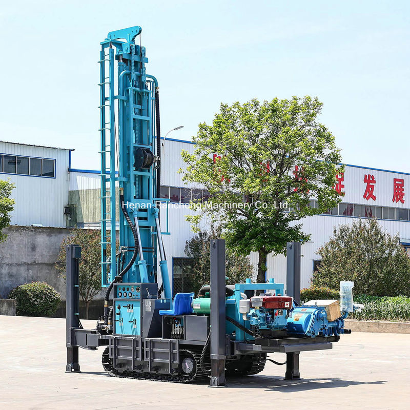 Efficiency And Reliability Depth 350m Crawler Mounted Water Well Drilling Machine With 91KW Yuchai Engine
