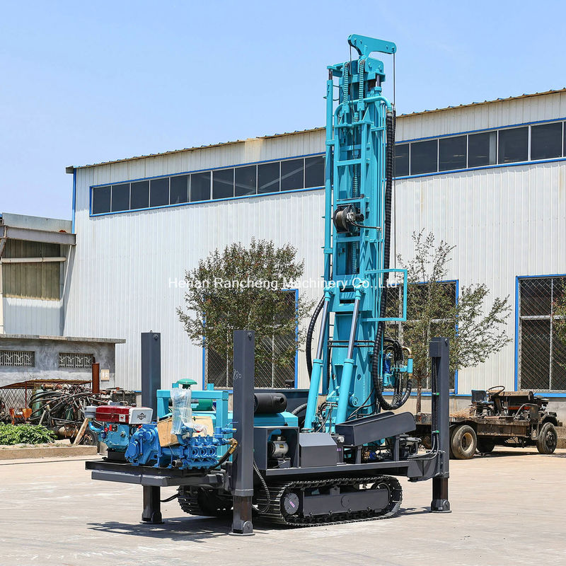 Efficiency And Reliability Depth 350m Crawler Mounted Water Well Drilling Machine With 91KW Yuchai Engine
