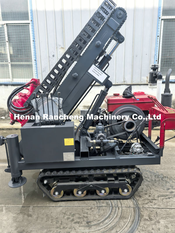 30m Depth Small Crawler Pneumatic Pile Driver Auger Pipe Drilling Machine DTH Drilling Rig