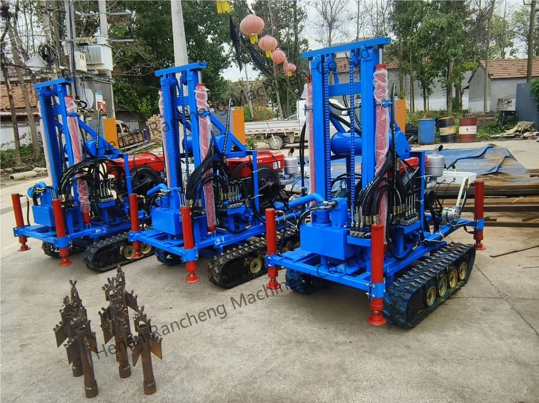High Efficient Lightweight 160m Small Portable Water Well Drilling Rig With 35HP Engine