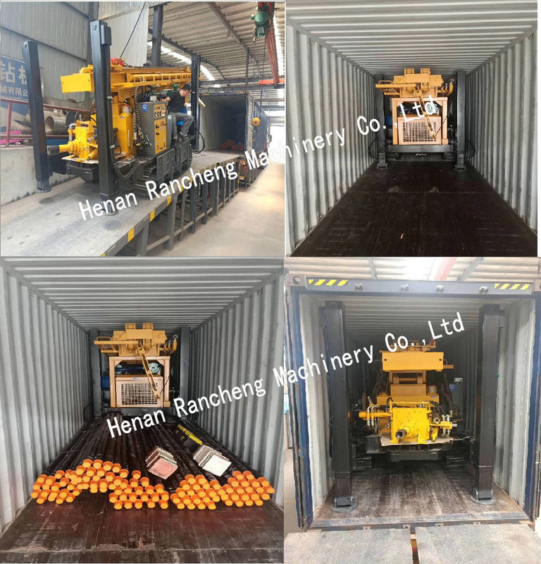 118kw Diesel Engine Air DTH Drilling Rig 450m Deep Water Well Drilling Rig / Mine Drilling Rig Machine