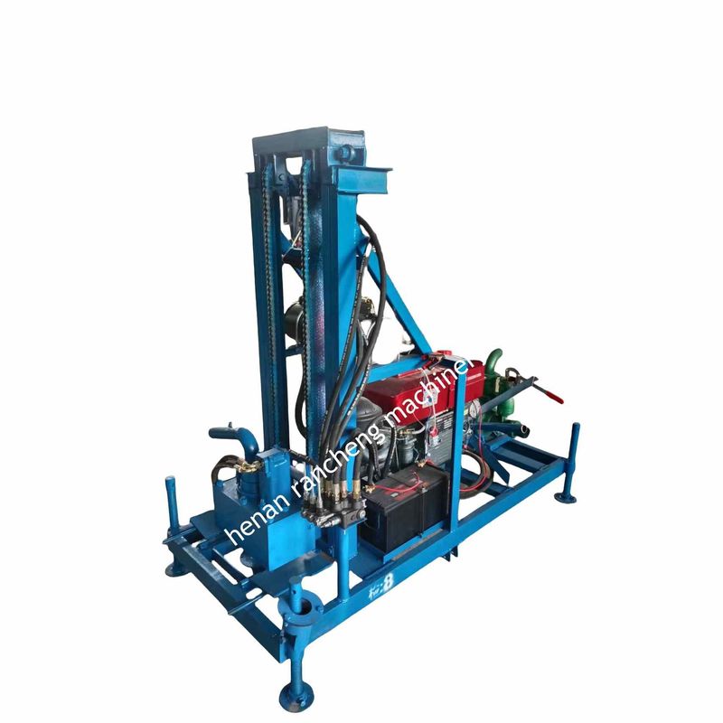 High Performance Portable Water Well Drilling Rig 150m Depth & 450mm Borehole Diameter