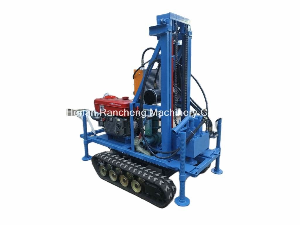 High Performance Depth 160m Portable Water Well Drill Lightweight With 35HP Engine