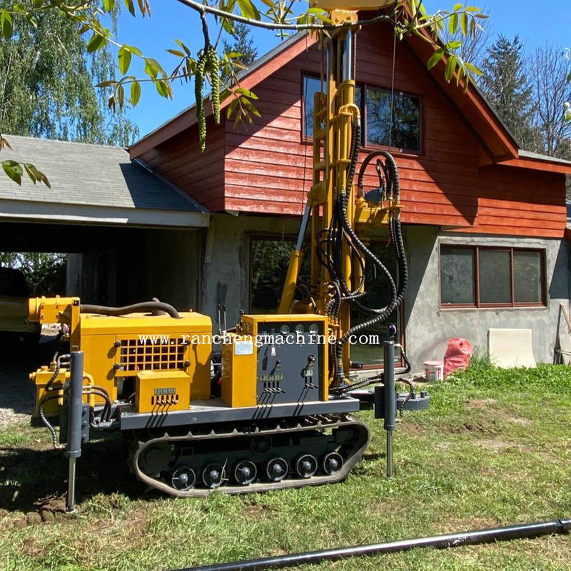 High Drilling Efficiency 150m Deep Diesel Hydraulic Drilling Rig Mountain And Rock Water Well Drilling Rig Machine